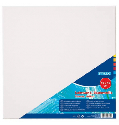 Keilrahmen wei&szlig;, 28664, 40x40cm, quadratisch