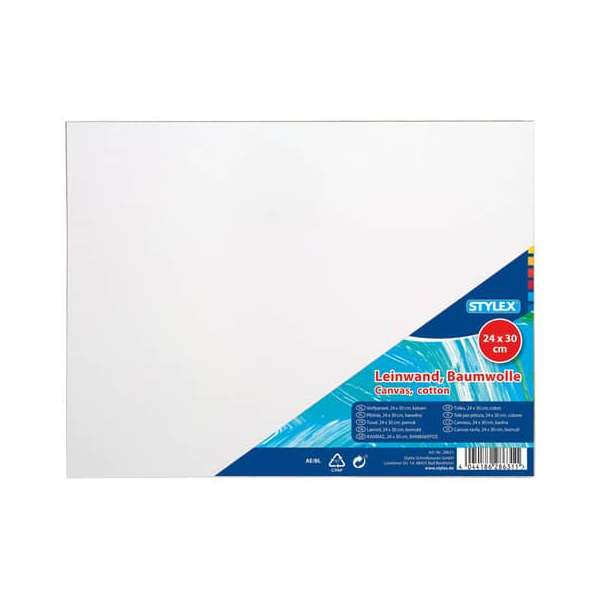 4044186286311 - Keilrahmen - bespannt 24 x 30 cm weiß 4044186286311 STYLEX 28 4044186286311 - Keilrahmen - bespannt 24 x 30 cm weiß 4044186286311 STYLEX 28