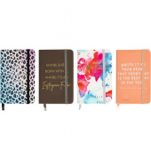 Notizbuch 29193, farbig sortiert, A6 ca., kariert, 96 Blatt / 192 Seiten