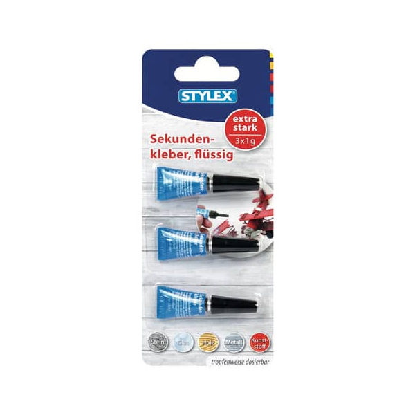 4044186310474 - Sekundenkleber 31047 3x1g permanent 4044186310474 3 Gramm