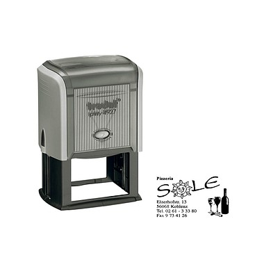 trodat Textstempel, individualisierbar printy 4927 selbstfärbend schwarz mit Logo trodat Textstempel, individualisierbar printy 4927 selbstfärbend schwarz mit Logo