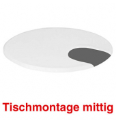 Kerkmann Move 1 Kabeldurchlass 6,0 cm weiß