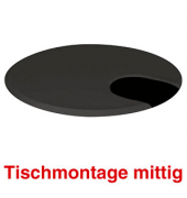 Kerkmann Move 1 Kabeldurchlass 6,0 cm schwarz