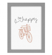 92 0424 Bilderrahmen Sylt grau 15x20cm  Holz
