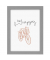 92 0424 Bilderrahmen Sylt grau 15x20cm  Holz