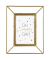 96 0273 Bilderrahmen Otranto gold 13x18cm  Metall