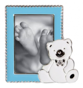 Bilderrahmen Baby Sweet Bear - 1 Foto 5 x 8, blau