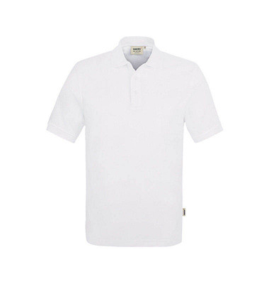HAKRO Herren Polo Shirt CLASSIC wei&szlig; Gr&ouml;&szlig;e M
