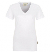 HAKRO Damen T-Shirt Classic 126 wei&szlig; Gr&ouml;&szlig;e M