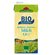 H-Milch BIOlactosefrei 35046, 1,5% Fett, laktosefrei, 1 Liter, im Tetrapack