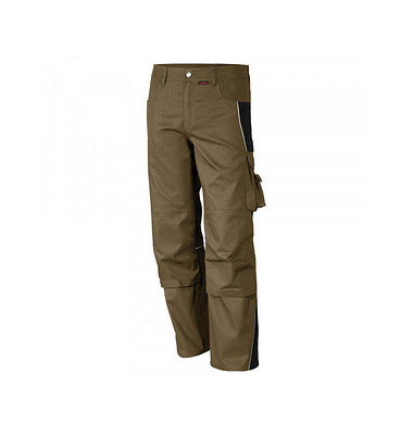 Arbeitshose „pro mg 245“, Herren, khaki/schwarz, Größe 46 Arbeitshose „pro mg 245“, Herren, khaki/schwarz, Größe 46