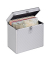 hama 50er LP-Koffer silber