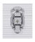 hama 50er LP-Koffer silber