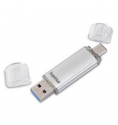 hama USB-Stick C-Laeta silber 128 GB