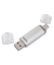 hama USB-Stick C-Laeta silber 128 GB