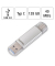 USB-Stick C-Laeta 00181073, silber, USB-A-Stecker 3.0/USB-C-Stecker 3.1, 128 GB