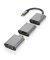 hama USB C Adapter 6in1 0,15 m grau