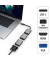 hama USB C Adapter 6in1 0,15 m grau