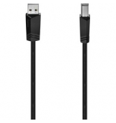 Anschlusskabel, USB AUSB B-STST, L: 3 m, schwarz