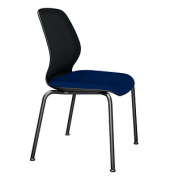 sedus Besucherstuhl se:do ap-820/004 blau, schwarz Stoff
