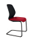 sedus Besucherstuhl se:do ap-830/003 rot, schwarz Stoff