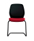 sedus Besucherstuhl se:do ap-830/003 rot, schwarz Stoff