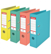 Ordner Colour'Breeze 626214, A4 75mm breit PP vollfarbig farbig sortiert