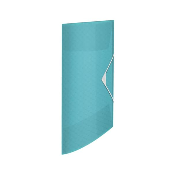 20 Stück Esselte Gummizugmappe Colour`Breeze 626222, Din A4 blau Polypropylen (PP) -, für ca. 150 Blatt  (80 g/m²), mit 3 Einschlagklappen 404979