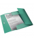 Gummizugmappe 626223, A4 gr&uuml;n Polypropylen (PP), mit 3 Einschlagklappen