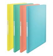 Sichtbuch Colour'Breeze 626229, farbig sortiert, A4, mit 40 Hüllen, Polypropylen (PP)