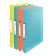 Ringbuch Colour'Breeze Colour'Breeze-Pr&auml;gung 626244, A4 2 Ringe 25mm Ring-&Oslash; Polypropylen (PP) farbig sortiert