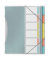 Ordnungsmappe Colour Ice 626255, 6-teilig blanko, farbig/transluzent, Din A4, 6 F&auml;cher