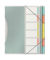 Ordnungsmappe Colour Ice 626255, 6-teilig blanko, farbig/transluzent, Din A4, 6 F&auml;cher
