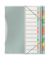 Ordnungsmappe Colour Ice 626256, 12-teilig blanko, farbig/transluzent, A4, 12 F&auml;cher
