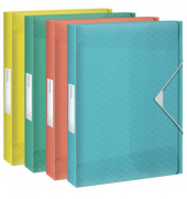 Heftbox 626261, A4 farbig sortiert, 2cm F&uuml;llh&ouml;he, Polypropylen (PP) 500g