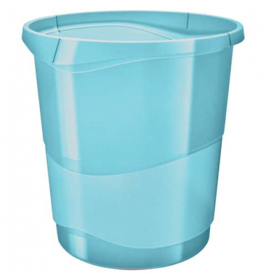 Papierkorb Colour Ice 626289, 14 Liter, rund, blau