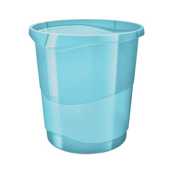 4049793054742 - Papierkorb Colour Ice 626289 14 Liter rund blau 4049793054742 Esselte