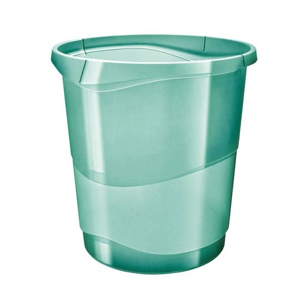 4049793054759 - Papierkorb Colour Ice 626290 14 Liter rund grün 4049793054759 Esselte