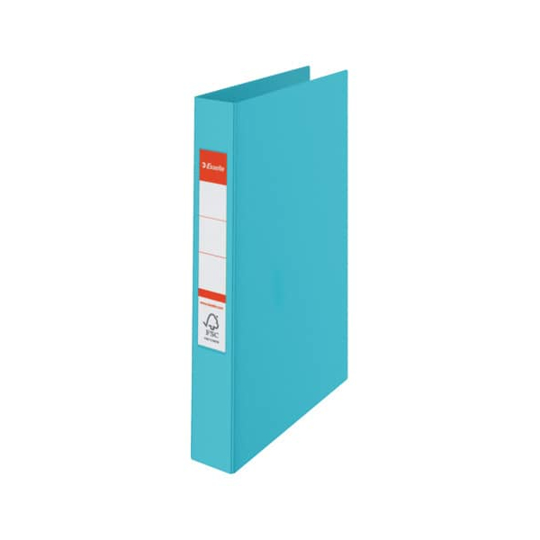 10 Stück Esselte Ringbuch Colour'Breeze Colour'Breeze-Prägung 626497, A4 2 Ringe 25mm Ring-Ø Pappe/PP-kaschiert blau 4049793059297 Esselte