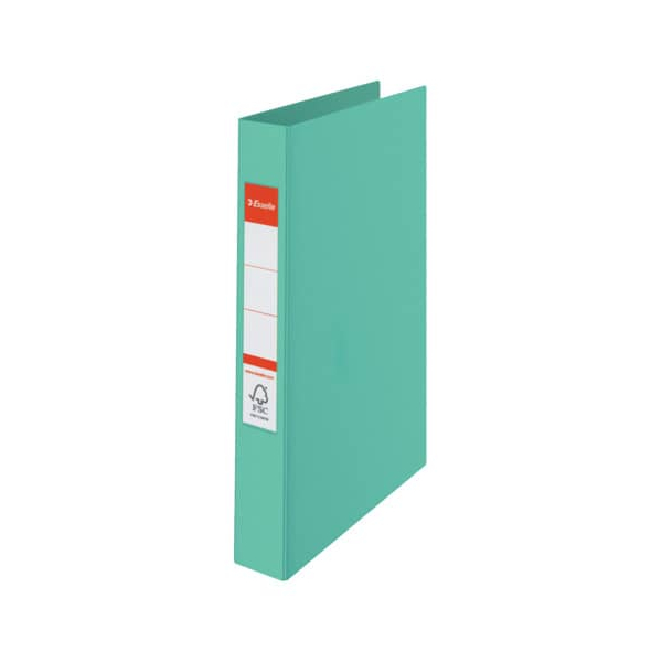 10 Stück Esselte Ringbuch Colour'Breeze Colour'Breeze-Prägung 626498, A4 2 Ringe 25mm Ring-Ø Pappe/PP-kaschiert grün 4049793059303 Esselte
