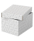 Aufbewahrungsbox Home 628280, au&szlig;en 255x200x150mm, Karton wei&szlig;