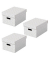 Aufbewahrungsbox Home 628282, au&szlig;en 365x265x205mm, Karton wei&szlig;