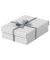 Aufbewahrungsbox Home 628284, 8,0 Liter, mit Deckel, au&szlig;en 36x26,5x10cm, Karton wei&szlig;