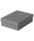 Aufbewahrungsbox Home 628285, 8,0 Liter, mit Deckel, au&szlig;en 36x26,5x10cm, Karton grau
