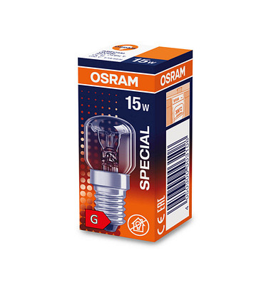 OSRAM Backofenlampe SPECIAL OVEN T E14 15 W klar