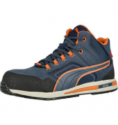 Sicherheitsschuhe CROSSTWIST MID URBAN PROTECT, S3, SRC, Herren, blau/orange