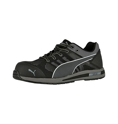 Sicherheitsschuhe ELEVATE KNIT BLACK LOW URBAN PROTECT, S1P, SRC, Herren, schwarz