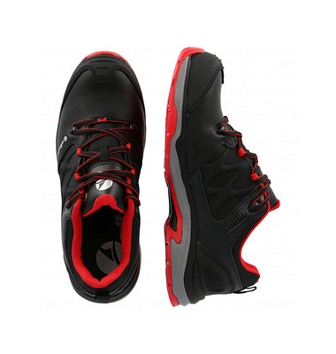 Sicherheitsschuhe ULTRATRAIL BLACK LOW, S3, SRC, ESD, Unisex, schwarz/rot