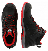 Sicherheitsschuhe ULTRATRAIL BLACK MID, S3, SRC, ESD, Herren, schwarz/rot