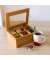 relaxdays Teebox braun 22,0 x 16,0 cm